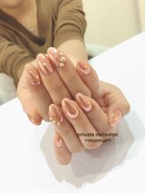 プライベート ネイルサロン マーマ(murmur)/立体パールネイル