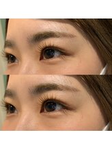 カリナ モナネイル 西大寺南ロータリー店(CARINA mona nail)/パリジェンヌ×フラットラッシュ