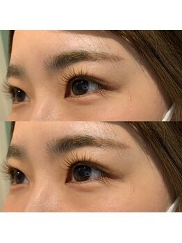 カリナ モナネイル 西大寺南ロータリー店(CARINA mona nail)/パリジェンヌ×フラットラッシュ