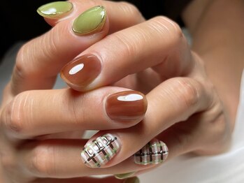 サロンドフォーエイチ(salon de 4H)/秋の流行☆ぷっくりツイード