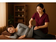 かがやき骨盤整体院 新大阪/施術風景