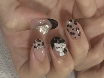 フウ(huu)/ヒョウ柄ネイル