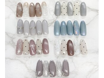 アイルアイズサラ ルシェルネイル 京都駅前店(I'll Eyes' SARA Le Ciel Nail)の写真/【京都駅すぐ】“大人気”月限定プラン◎季節のトレンドデザインもリーズナブルな価格で楽しめる♪