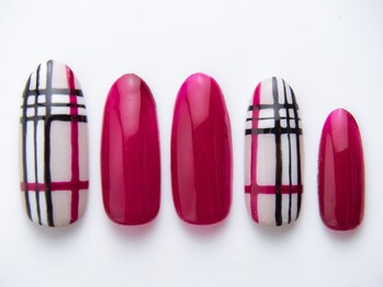 ネイル リッチ(Nail Rich)/チェックで女子力☆