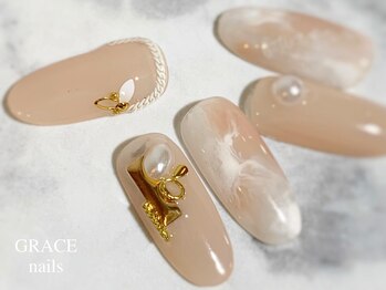 グレース ネイルズ(GRACE nails)/天然石風