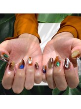 アヤネイルズ アンド アイラッシュ(AYA NAILZ.＆Eyelash)/カフェ・オ・レ ニュアンス