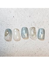 マノ(mano)/爽やかニュアンスネイル