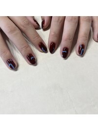 個性派ネイル　¥6500
