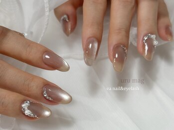 うるうるブライダルネイル