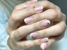 バイオアシス 麻布十番(by Oasis)/儚げラメフレンチ