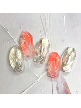 ネイルアンドまつげ リュフェール 五反田(Nail Lufaire)/うるうるニュアンス