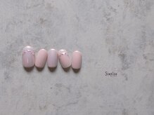 シンプリー ネイルアンドアイラッシュ 祖師谷大蔵店(Simpliee Nail&Eyelash)/ナチュラルカラー　ピンク