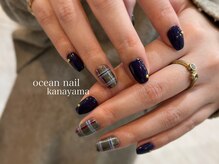 オーシャンネイル 金山店(Ocean Nail)/#マグネット×チェックネイル