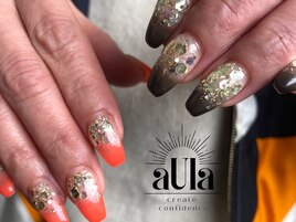 ラメ×グラデーション