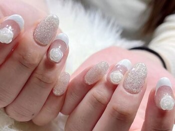 アールズネイル(R's Nail)の写真/【毎月変わるデザイン（パラジェルベース）¥5300】毎月変更する、お得なシンプルデザインご用意！