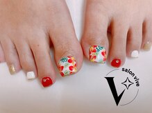 サロン ヴィーヴ(salon Vive)/#フットネイル#ハイビスカス