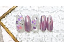 ミルネイル(Mil Nail)/ホロフラワー　　No90