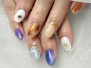 バイカラーニュアンスネイル！