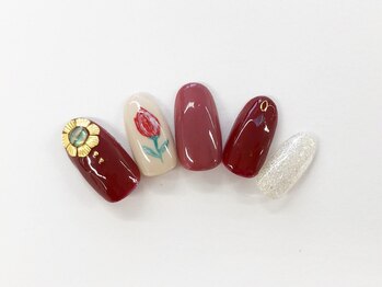 エトワール 中川中島店(Etoile)/お花アートネイル