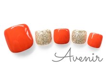 アヴィニール 表参道(Avenir)/シンプル　フットネイル