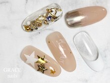 グレース ネイルズ(GRACE nails)/星ネイル