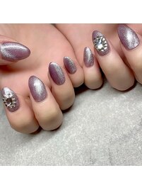 成人式　マグネットネイル