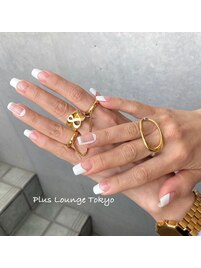 ホワイトフレンチネイル☆
