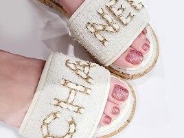 ワンカラーフットネイル☆