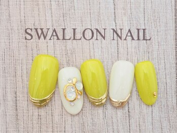 スワロンネイル(SWALLON NAIL)/3月、４月　定額ネイル★