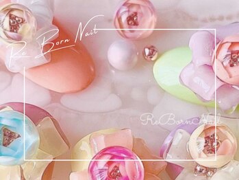 リボーンネイル 坂戸店(Re Born Nail)の写真/【坂戸駅徒歩1分】あなただけの特別なデザイン/アートネイルが叶う☆《持込みデザインお任せください♪》