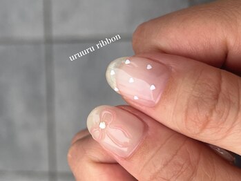 アントレッド(entraide)/うるうるリボンネイル