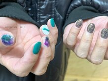 アプリシーエイトネイル(appreciate nail)/ニョロっとヘビさん♪