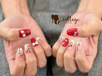 ネイルコテージ(Nail cottage)/チェリーネイル