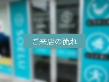 ソエルスタジオ 東武練馬店/初めてご来店の方の流れです