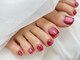 サロンドルリネイル(salon de Ruri nail)の写真/【見えない足元もしっかり♪大人女性の必須アイテム】上品フット!角質除去はジェルをされない方からも好評!