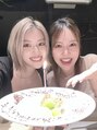 トゥウィーサロン 梅田(Tweesalon)&nbsp;食べること/飲むこと大好きです（笑）RINAに相手してもらう☆