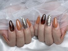 シリウス(SIRIUS)/べっ甲 秋ネイル 