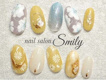 スマイリー(Smily)の写真/≪アリオから徒歩スグ≫サンプル豊富♪指1本ごとに色変更&ラメラインOK◎2回目以降も通いやすい人気Salon☆