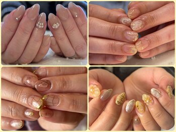 スキマの写真/落ち着いた色合いのニュアンスネイルで爪先から春を感じませんか?トレンド~似合わせデザインをご提案♪