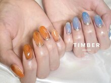 ティンバーネイルアンドアイラッシュ(Timber)/カラーネイル　¥9500