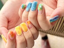 サロンサルート 本店(salon salute)/～カラフル夏ネイル～