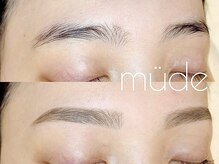ミューデ(mude)の雰囲気（眉カラー×Waxでメイク大幅時短◎お悩み解消トレンドふんわり眉）