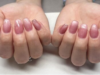 オンショントゥー(enchanteur)の写真/オフィスネイルにも◎【マオジェル使用◇シンプルネイルコース¥6300】フィルイン施術で通う度に美爪に♪