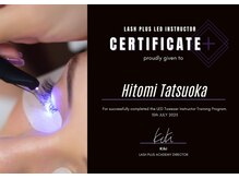 ミリ(Milli)/LED認定インストラクター取得◆