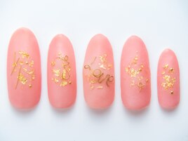 ワイヤー×金箔☆マットコート