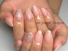 アン ジョーヌドラゴ/ベージュ☆ドットネイル