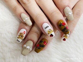 モモネイル(MOMO nail)/熊ネイル