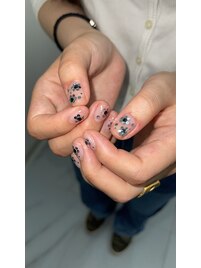 人気のお花ネイル♪