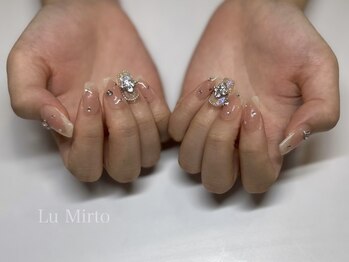 10本／チークネイル／フレンチ