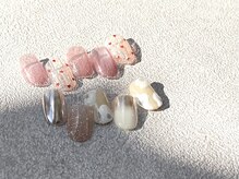 テテ 梅田店(tete)の雰囲気（＊店内サンプル例【トレンドニュアンスデザイン(オフ込)￥6300】）